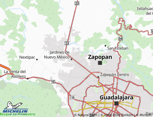 Mappa MICHELIN Rinconadas de La Primavera - ViaMichelin