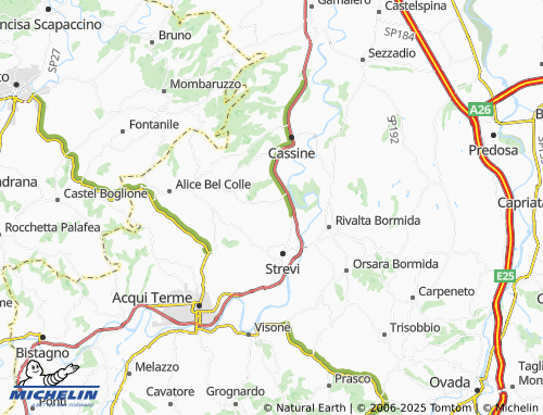 MICHELIN Caranzano map - ViaMichelin