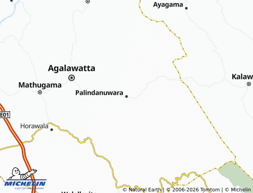 Mappa MICHELIN Palindanuwara - ViaMichelin