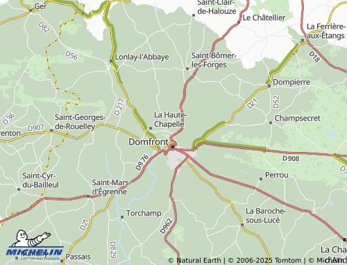 Carte MICHELIN Le Pont de Caen - ViaMichelin