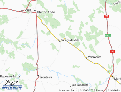 MICHELIN Quinta da Ponte map - ViaMichelin