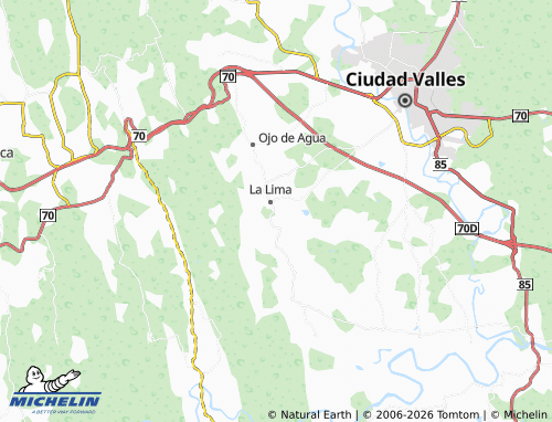 MICHELIN El Naranjito map - ViaMichelin