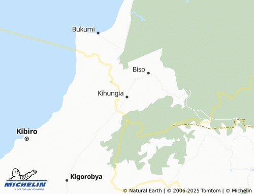 MICHELIN Kihungia map - ViaMichelin
