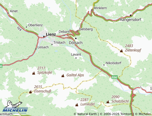 Mappa MICHELIN Lavant - ViaMichelin