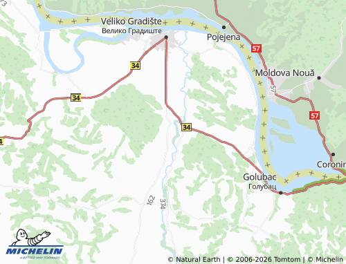 Mapa MICHELIN Tribrode - ViaMichelin
