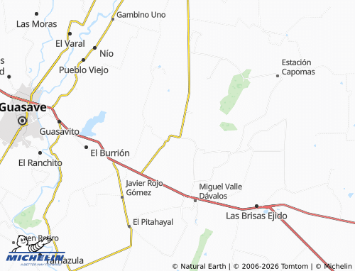 MICHELIN Terahuito map - ViaMichelin