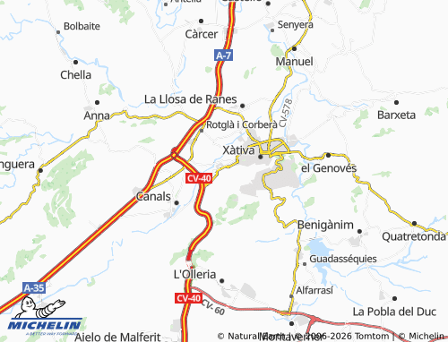 Mappa MICHELIN Novetlè - ViaMichelin