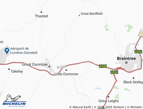 Mappa MICHELIN Stebbing - ViaMichelin