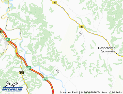 Mapa MICHELIN Dobra Voda - ViaMichelin