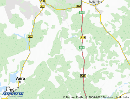 MICHELIN Parudaminys map - ViaMichelin