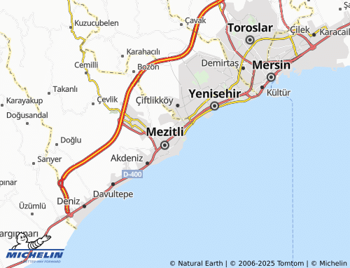 MICHELIN Yeni map - ViaMichelin