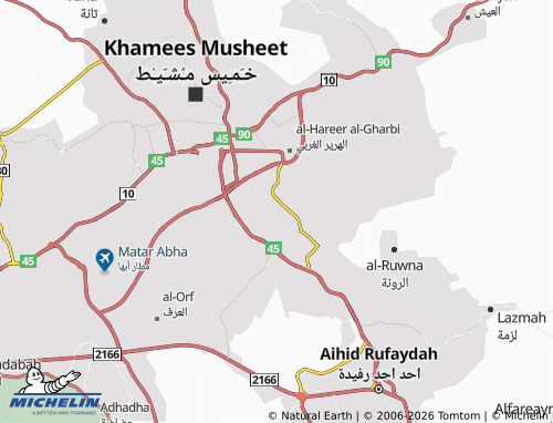 MICHELIN-Landkarte Sha'b Dhahban - ViaMichelin