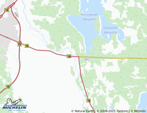 MICHELIN Veneskoski map - ViaMichelin