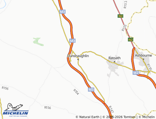 Carte MICHELIN Dunshaughlin - ViaMichelin