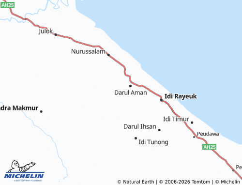 MICHELIN Jungka Gajah map - ViaMichelin