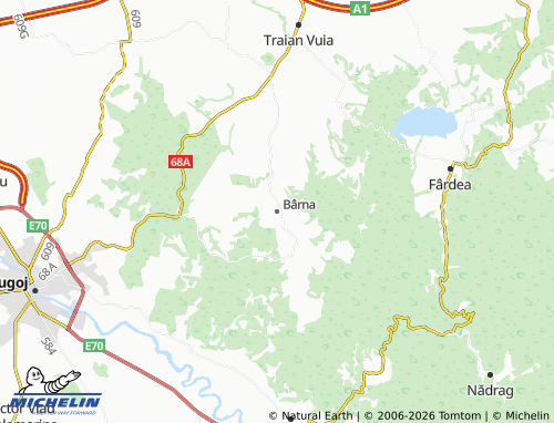 Mappa MICHELIN Bârna - ViaMichelin