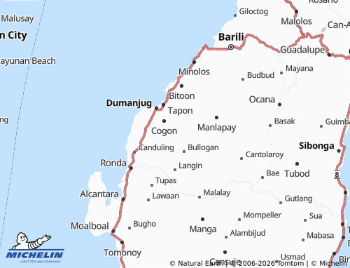 MICHELIN Kantangkas map - ViaMichelin