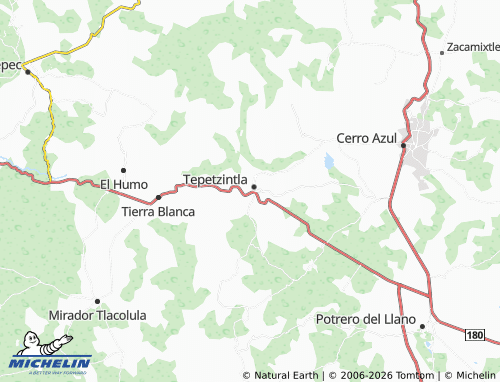 Kaart MICHELIN Benito Juárez - ViaMichelin