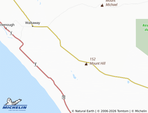 Mapa MICHELIN Mount Hill - ViaMichelin