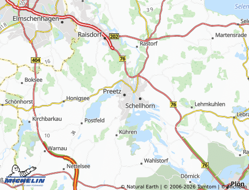 MICHELIN Preetz map - ViaMichelin