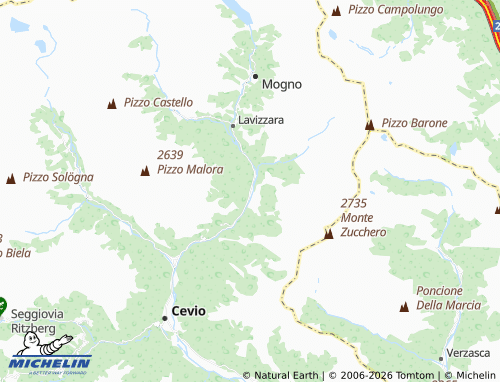 MICHELIN Broglio map - ViaMichelin