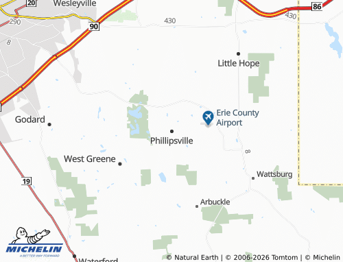 Carte MICHELIN Phillipsville - ViaMichelin