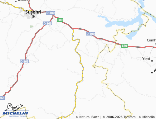 Mappa MICHELIN Saraycık - ViaMichelin