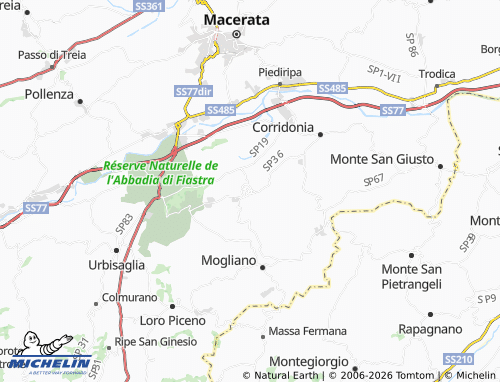Mappa MICHELIN Petriolo - ViaMichelin