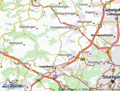 MICHELIN Schöckingen map - ViaMichelin