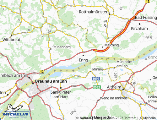 MICHELIN Grießer map - ViaMichelin