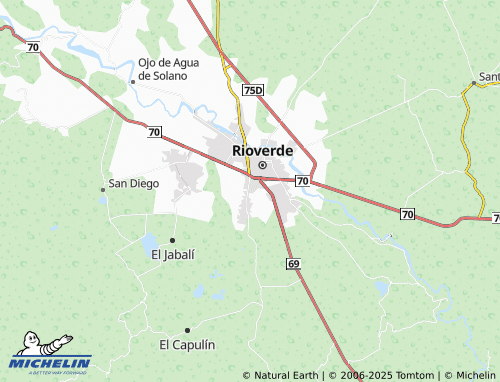 MICHELIN Acción Nacional map - ViaMichelin