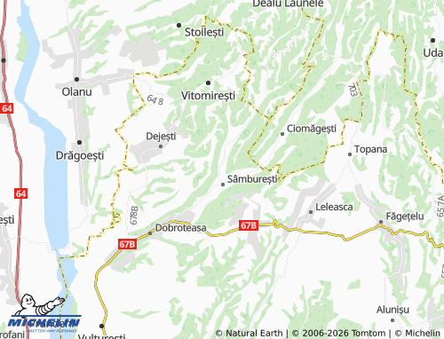 Carte MICHELIN Lăunele - ViaMichelin