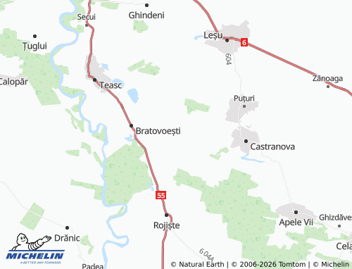 Mappa MICHELIN Georocu Mare - ViaMichelin