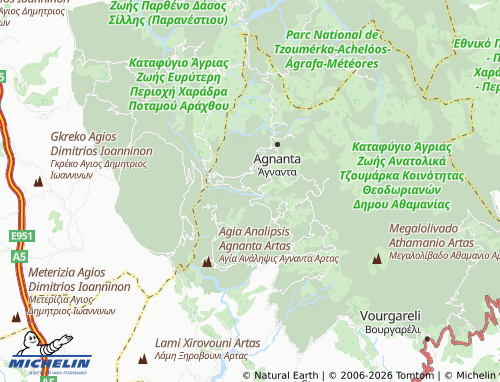 Mapa MICHELIN Sgara - ViaMichelin