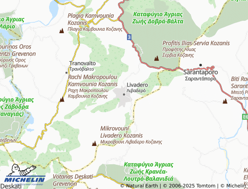 MICHELIN Livadero map - ViaMichelin