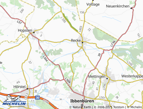 MICHELIN Steinbeck map - ViaMichelin
