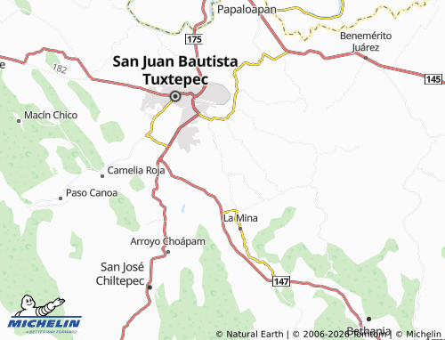 MICHELIN Mata de Caña map - ViaMichelin