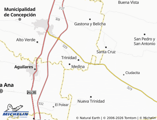 Mappa MICHELIN Trinidad - ViaMichelin