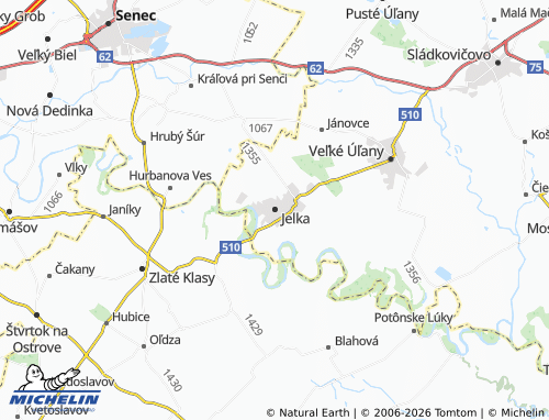 MICHELIN Jelka map - ViaMichelin