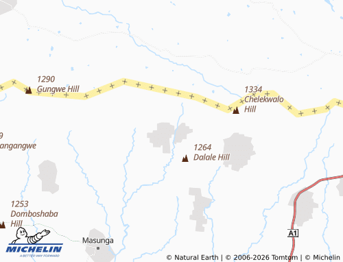 MICHELIN Nlhakwane map - ViaMichelin