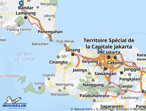 Mapa MICHELIN Kota Serang - ViaMichelin