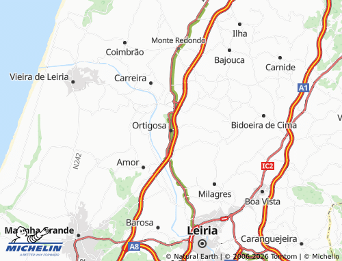 MICHELIN Ortigosa map - ViaMichelin