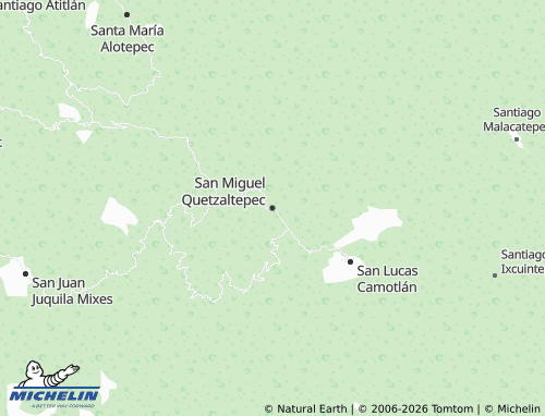 Mappa MICHELIN San Miguel Quetzaltepec - ViaMichelin