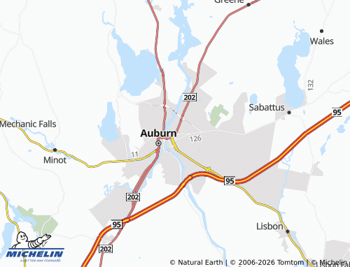 Mapa MICHELIN Lewiston - ViaMichelin