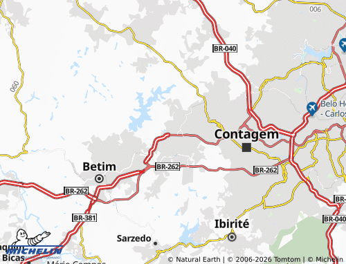 Mapa MICHELIN Vila Beija-Flor - ViaMichelin