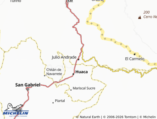 MICHELIN Julio Andrade map - ViaMichelin