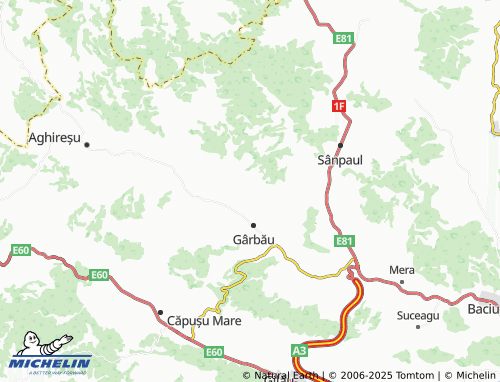 MICHELIN Turea map - ViaMichelin
