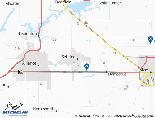 Mapa MICHELIN Sebring - ViaMichelin