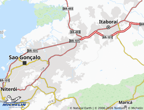 MICHELIN Monjolo map - ViaMichelin