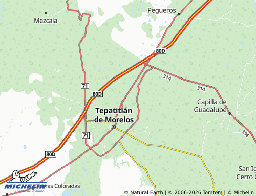 MICHELIN El Sausalito map - ViaMichelin